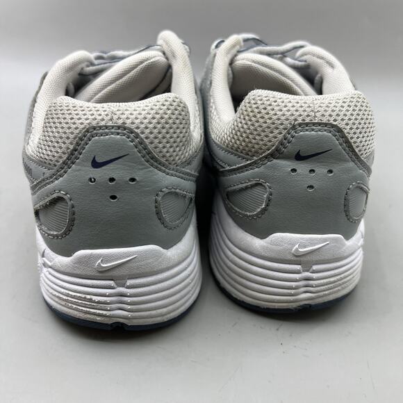 Youth's 6.5 / Women's 8 - Nike P-6000 Gray Blue Mesh Running Low Shoes Sneakers - Picture 4 of 8